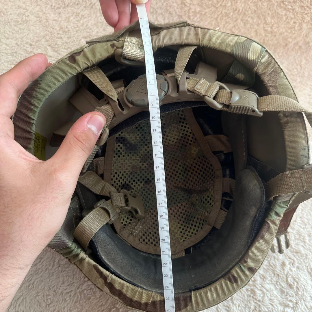 ＜希少＞イギリス軍放出品Virtus ヘルメット＆MTPカバー　サイズS