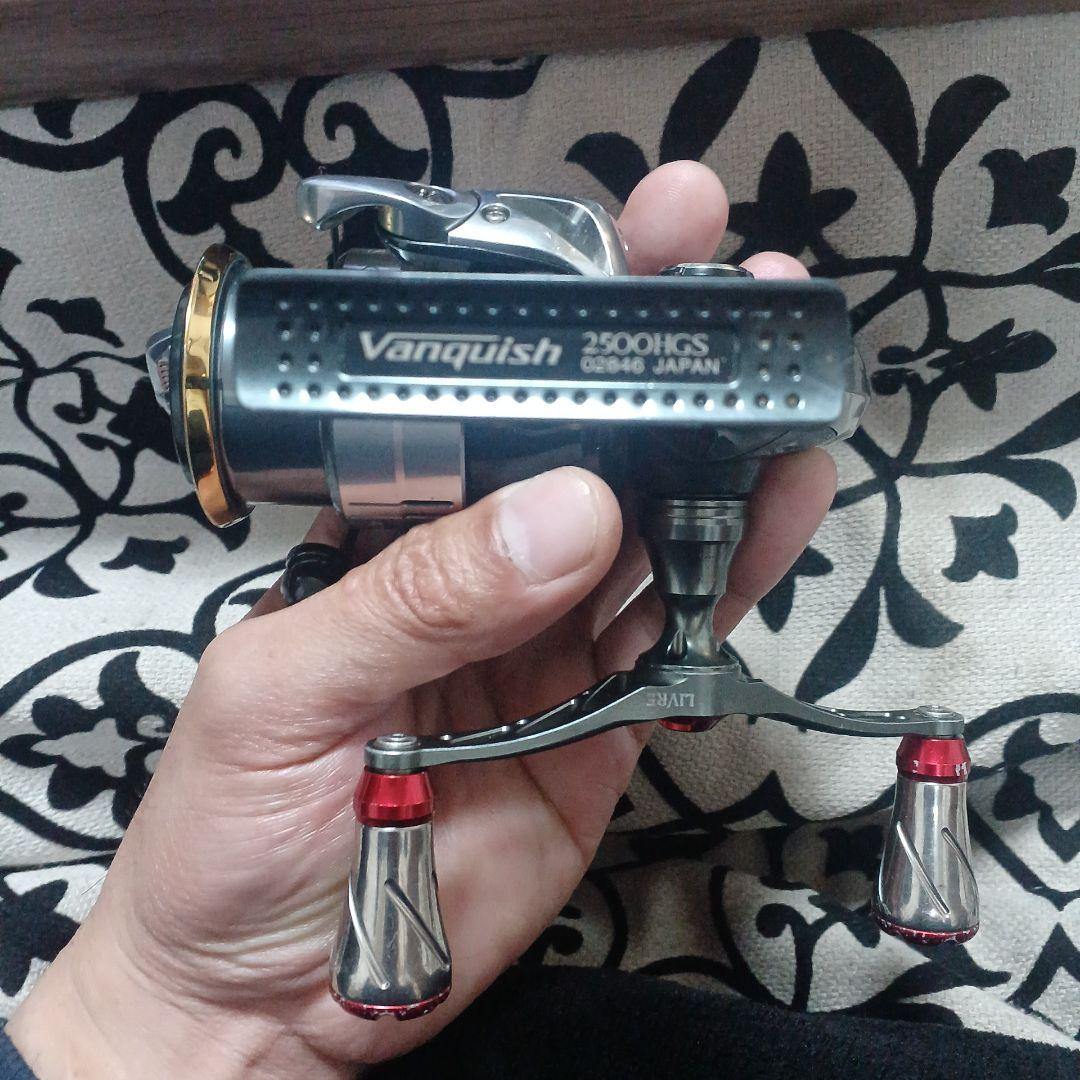 シマノ　12ヴァンキッシュ 2500HGS スピニングリール　リブレハンドル付き