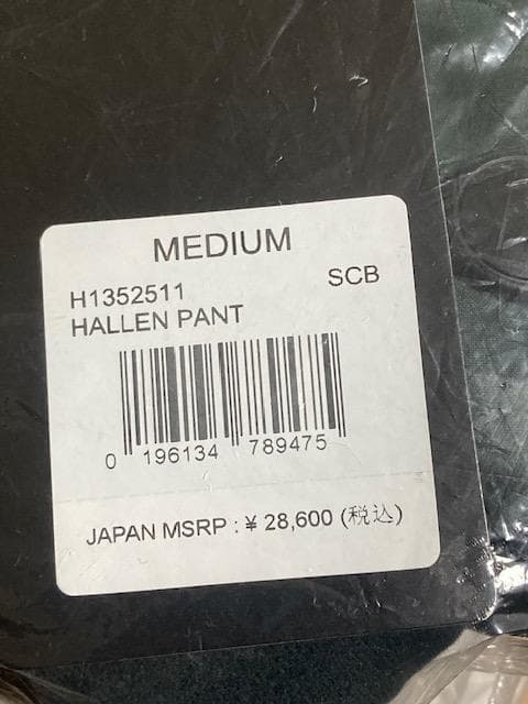 2025 ボルコム ウィメンズ ハレン パンツ SCB M