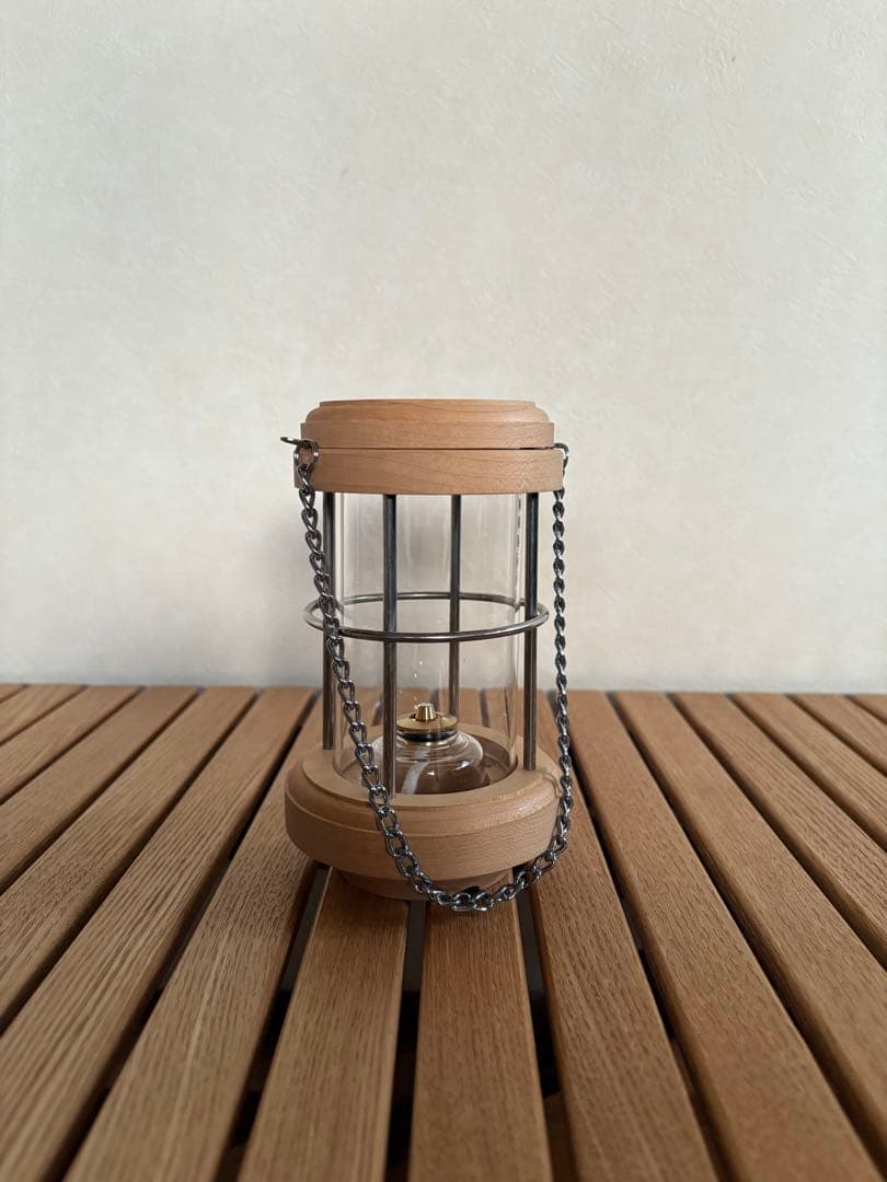木製 ランタン オイルランプ ハンドメイド