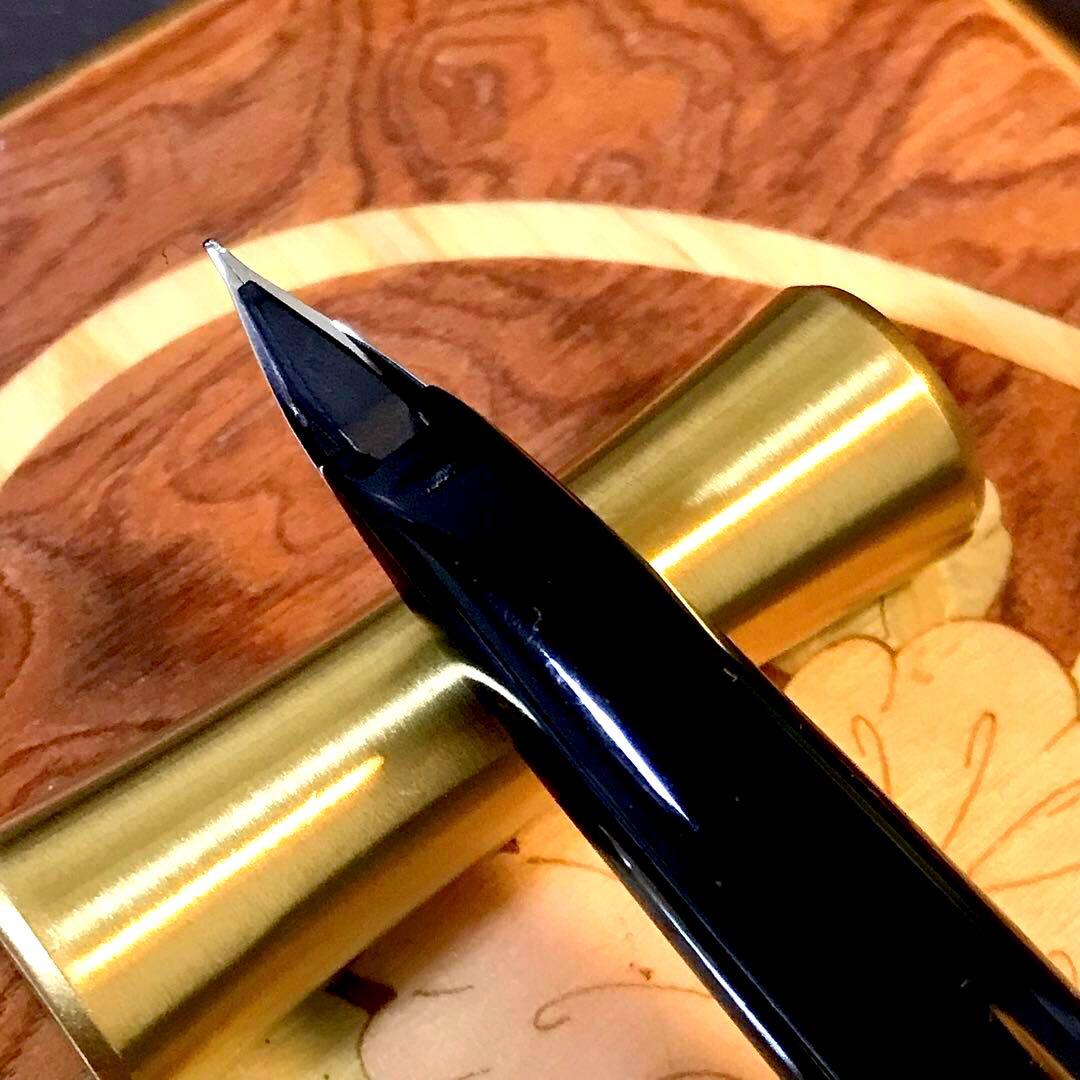 ☆超お勧め☆美しいパイロットエリート万年筆格子柄（M)☆希少品