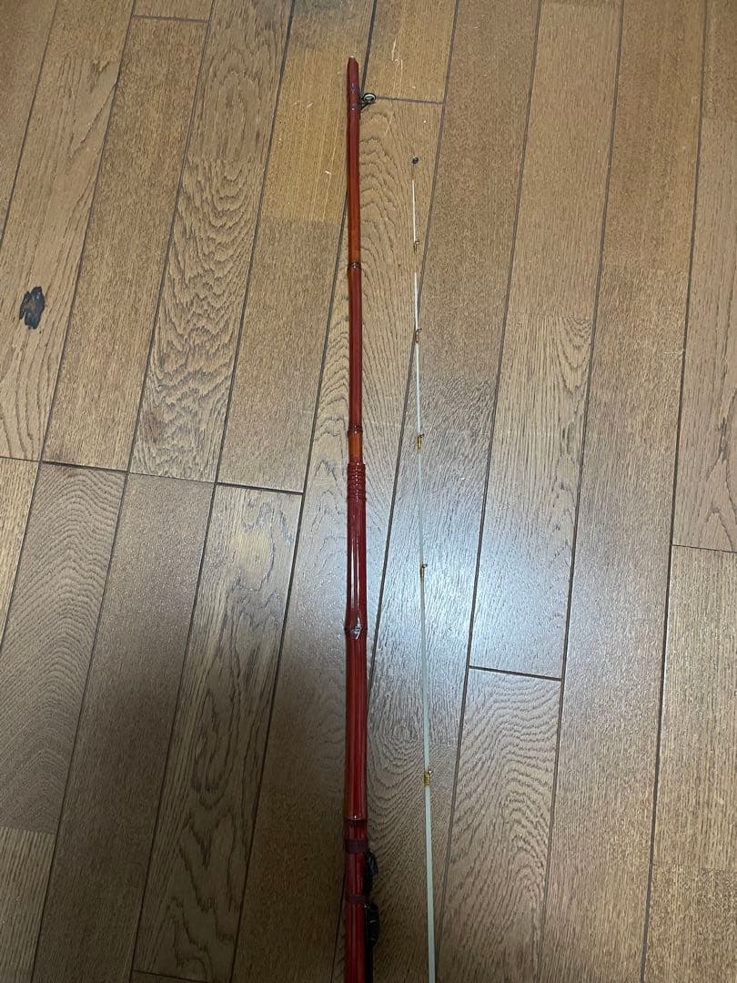 ヘチ竿　黒鯛　チヌ　グラスロッド　竹和竿　筏竿　約192cm