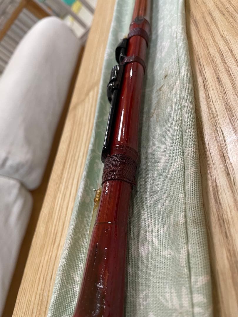 ヘチ竿　黒鯛　チヌ　グラスロッド　竹和竿　筏竿　約192cm