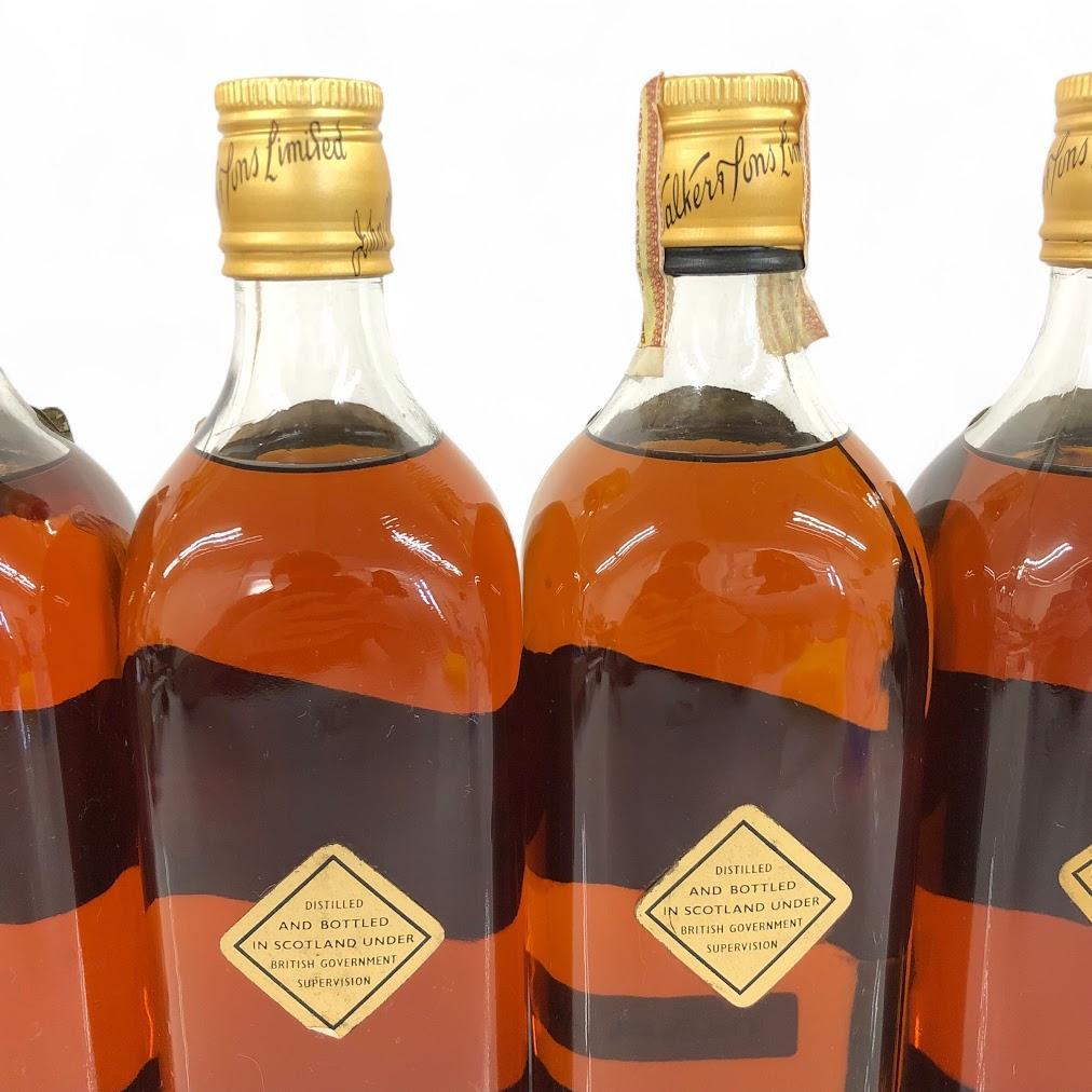 【未開栓】ジョニーウォーカー オールドスコッチウイスキー ブラックラベル 6本