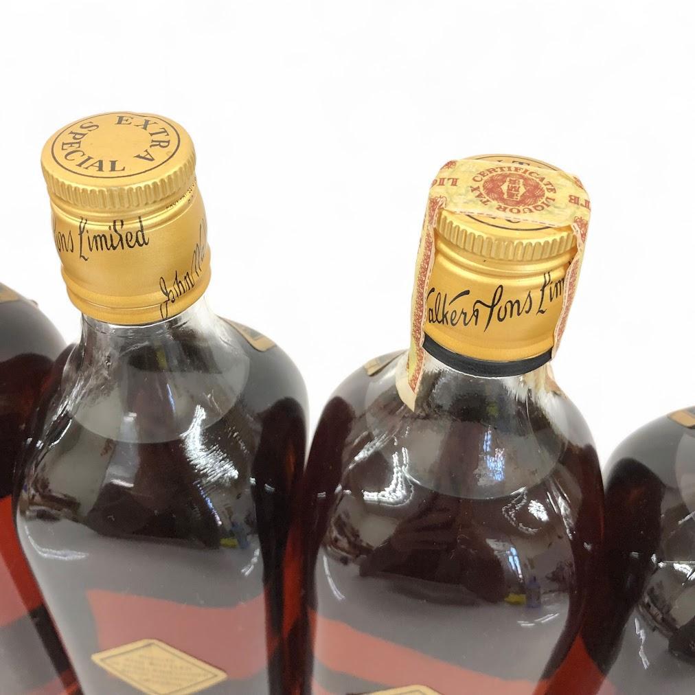 【未開栓】ジョニーウォーカー オールドスコッチウイスキー ブラックラベル 6本