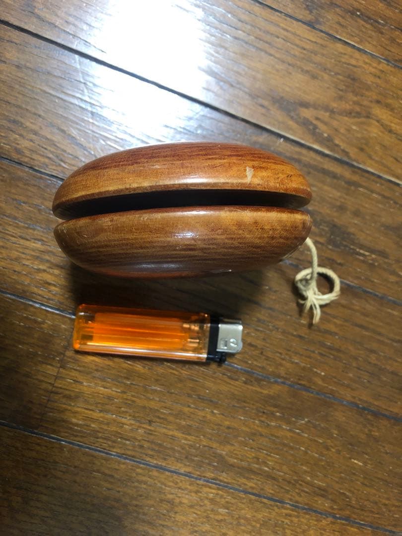 大型 木製ヨーヨー 昭和レトロ