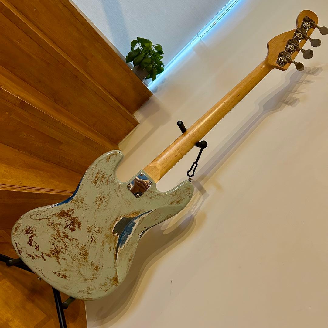 梟鸚鵡**ミントグリーン レリック仕様ジャズベース