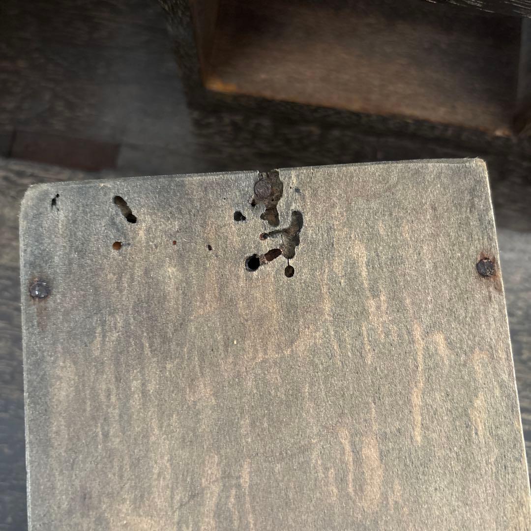 昭和レトロ 木製裁縫箱 ソーイングボックス 連動式 引き出し付き 古道具