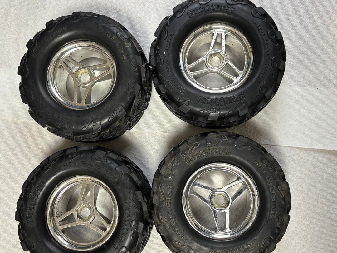 hpi サベージ 用タイヤホイール17ミリハブ用