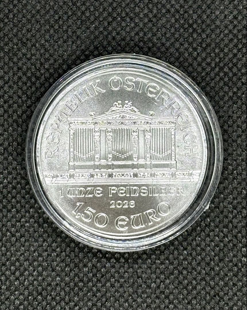 オーストリア 【NEW】 2026年ウィーン 1,50ユーロ銀貨（1オンス） ②