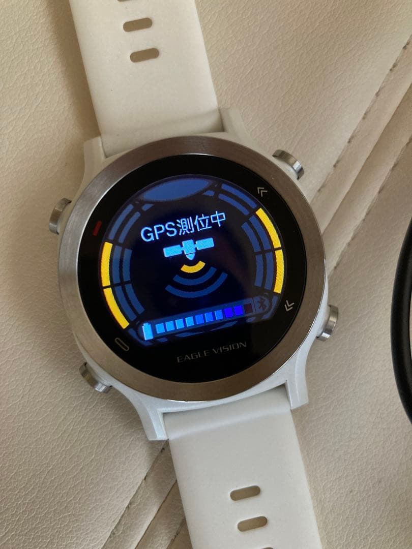 イーグルビジョン☆GPSナビ　ウォッチ白美品