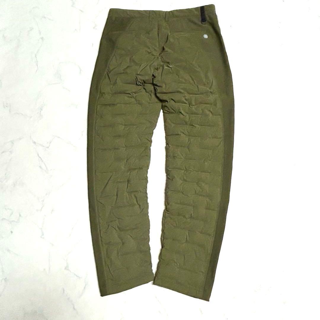 極美品／希少L✨ブリーフィング ダウン90%パンツ 24AW オリーブ極暖ゴルフ