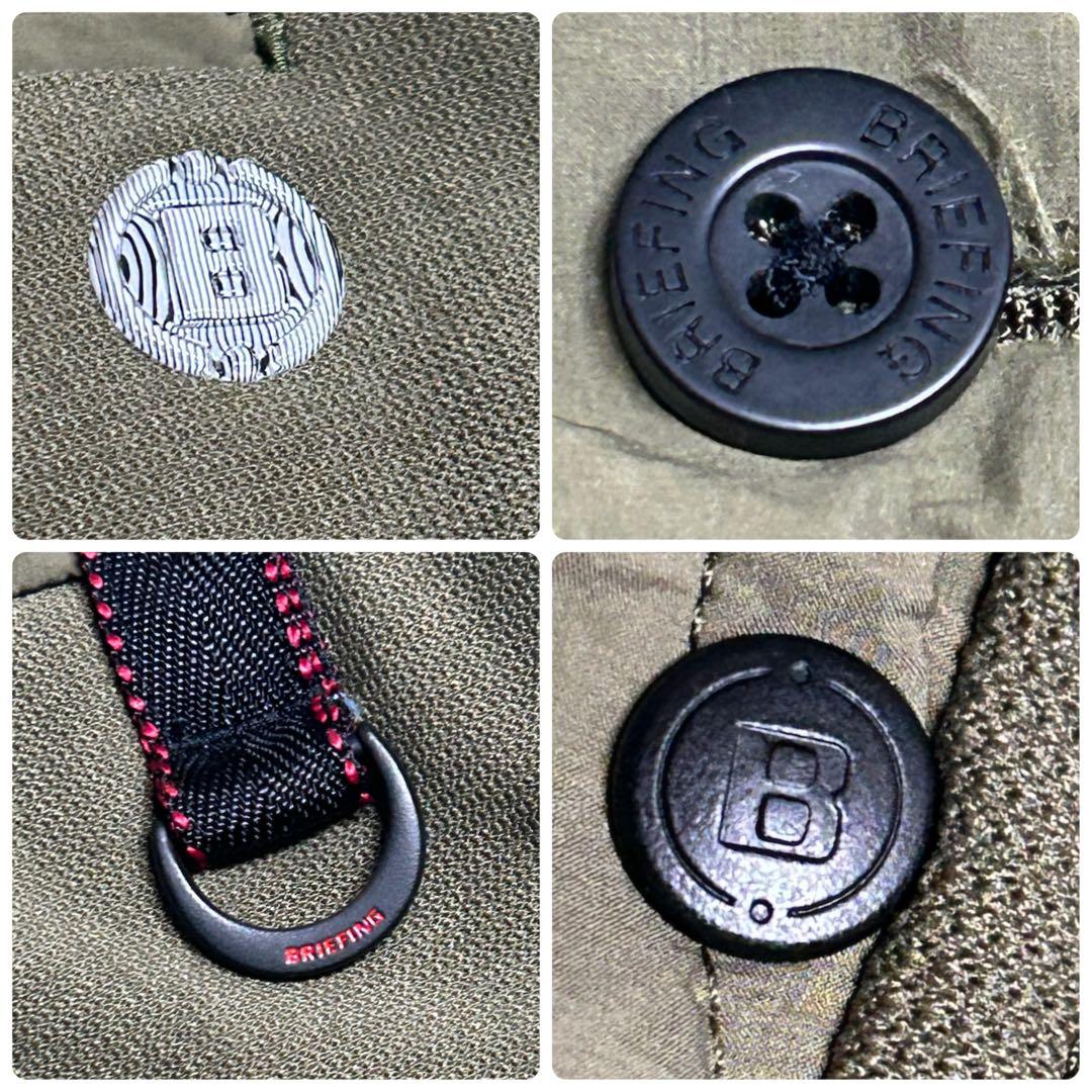 極美品／希少L✨ブリーフィング ダウン90%パンツ 24AW オリーブ極暖ゴルフ
