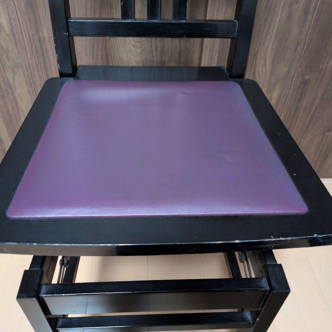 お天道さま　トムソン椅子　ピアノ椅子　背もたれ椅子