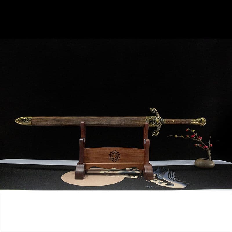 【手羽先の木】古兵器 武具 長剣 手鍛造打 冷兵器 護身工具 西洋剣 片手剣