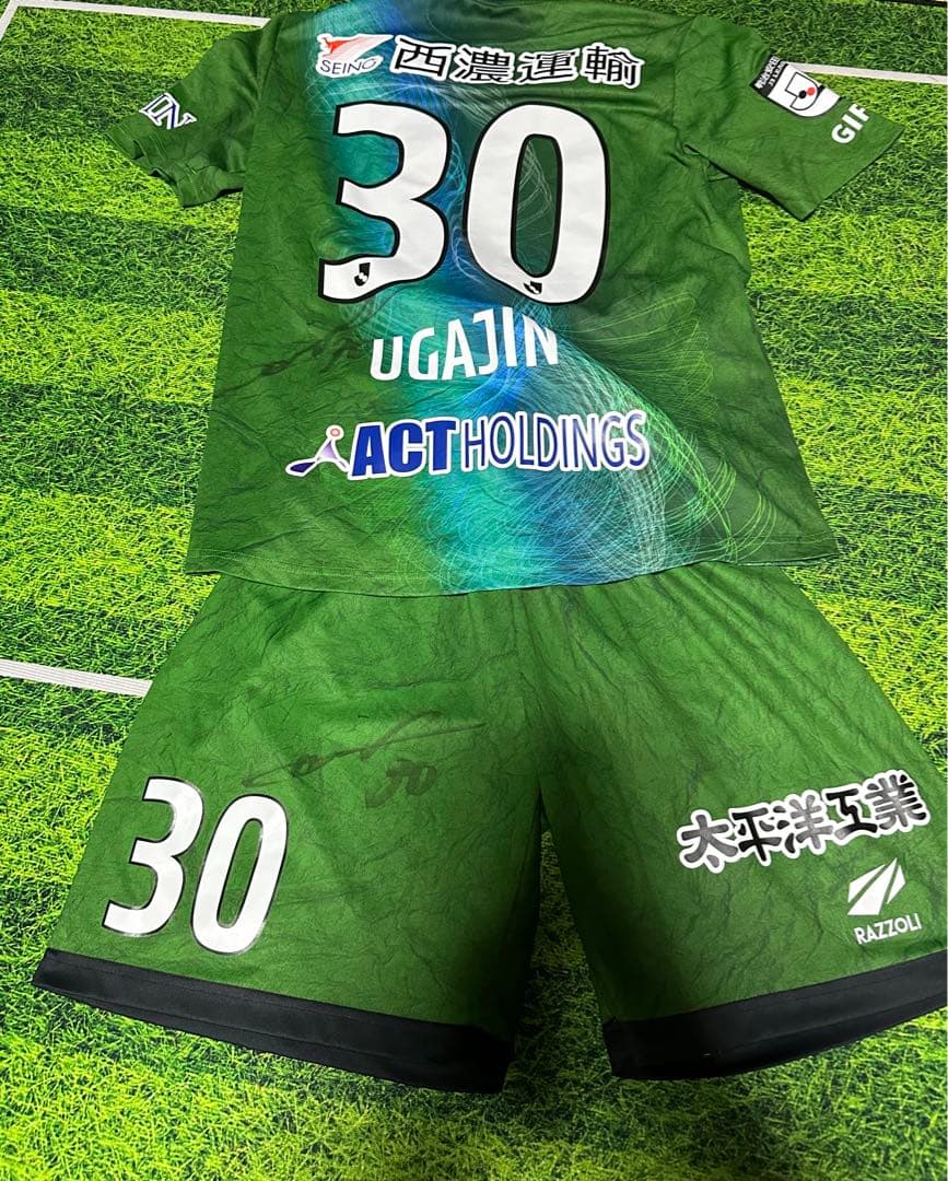 2022 FC岐阜　宇賀神友弥　実使用ユニフォーム