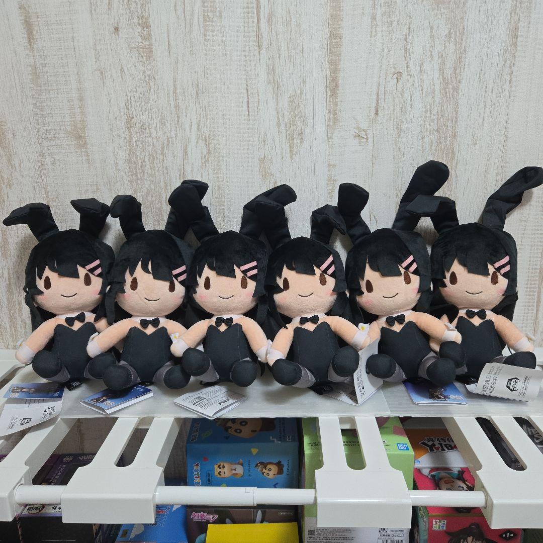 青春ブタ野郎 ふわぷち Mぬいぐるみ 桜島麻衣 バニー 6点セット