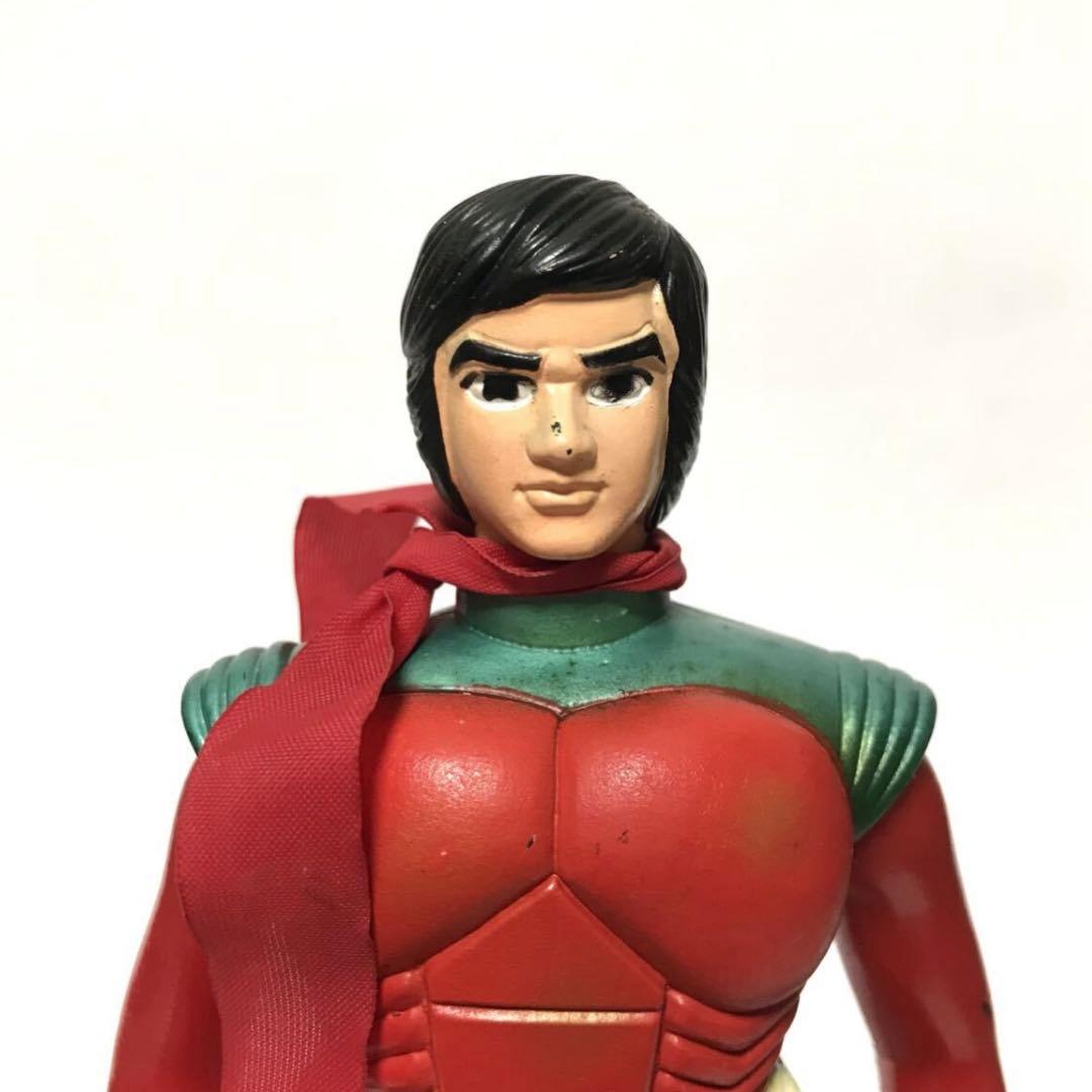 ポピー スカイライダー 面取れ ソフビ フィギュア / 昭和レトロ 仮面ライダー