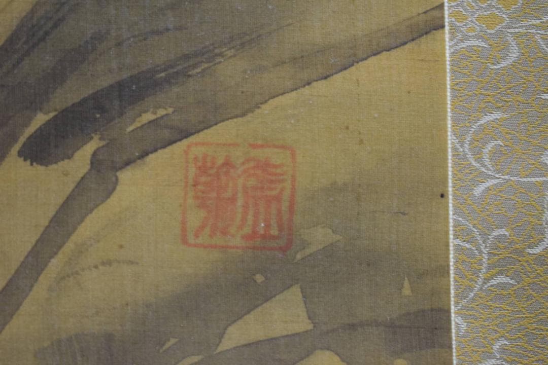 不詳/作者不詳/古画/鷹図/布袋屋掛軸HG-124