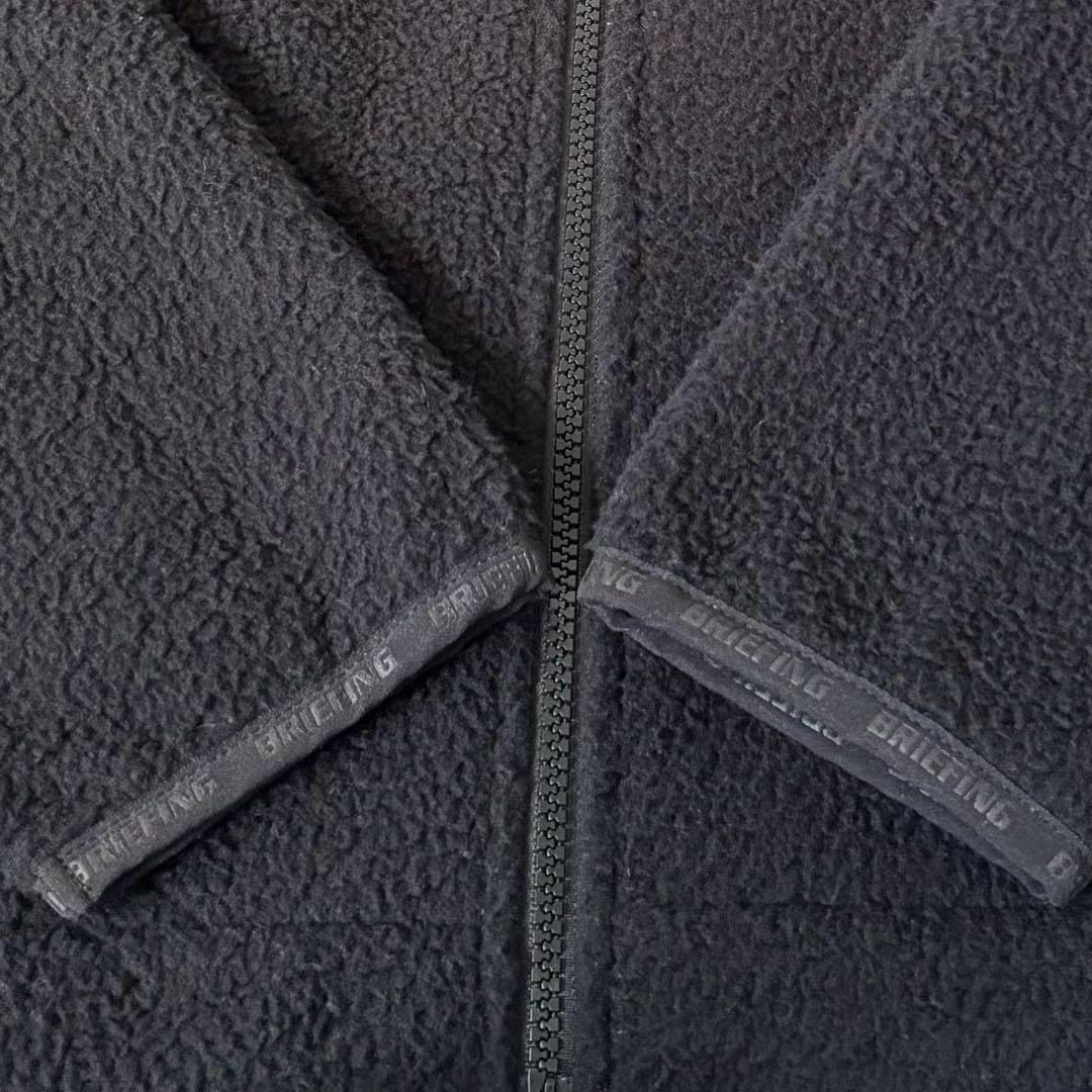 【タグ付き✨】ブリーフィング　フリース　ボア　ジャケット　ジップ　中綿　ブラック