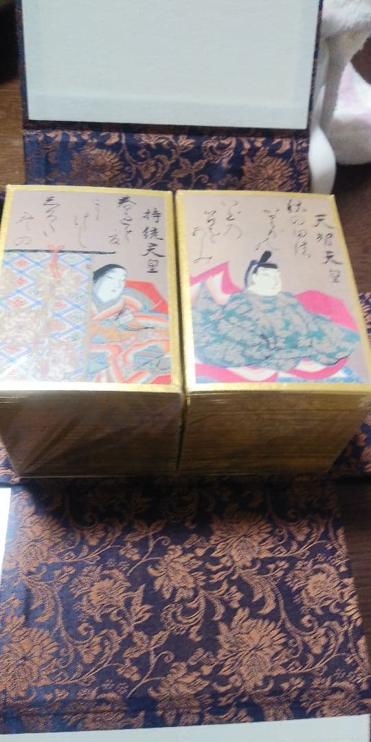 百人一首 かるた 光琳かるた（京都 大石天狗堂） 限定三千個番号入 桐箱入