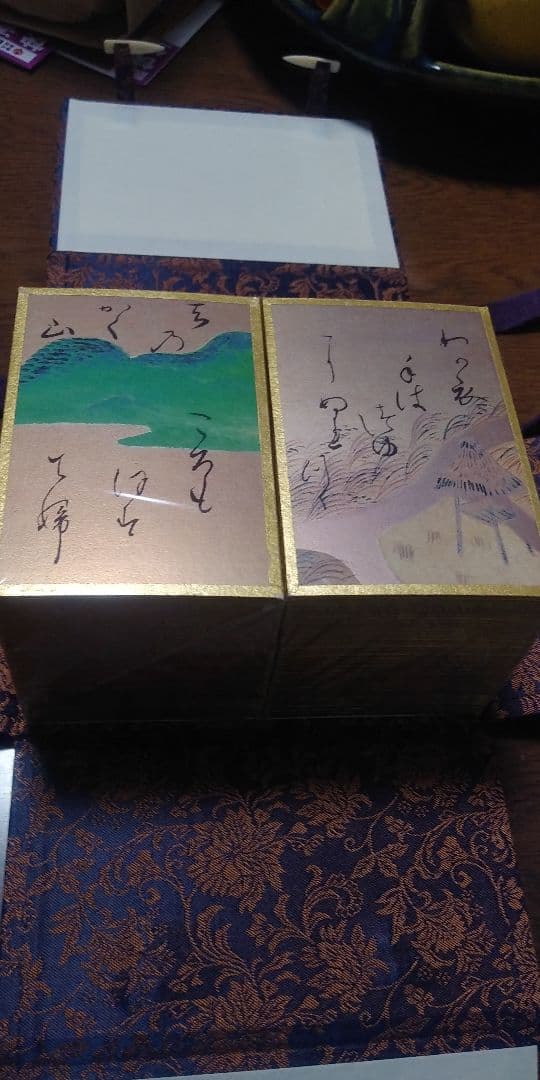 百人一首 かるた 光琳かるた（京都 大石天狗堂） 限定三千個番号入 桐箱入