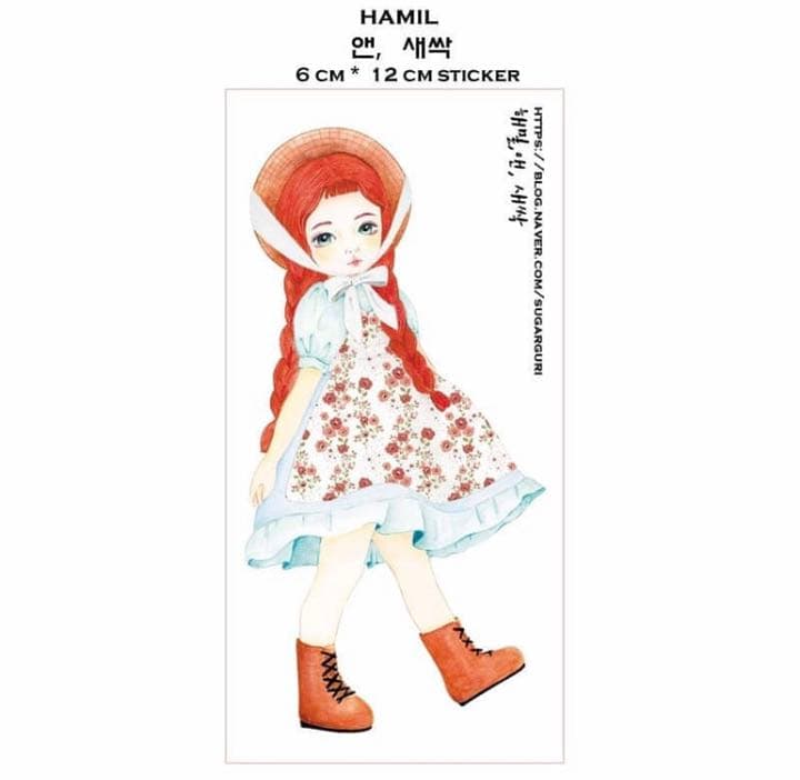 No.14【送料別】hamil ハミル ステッカー 6枚セット