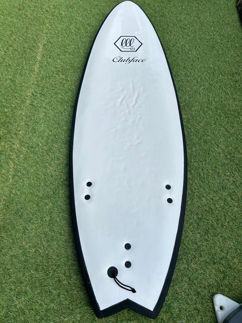 ソフトボード CLUBFACE FCSフィン・デッキカバー付き