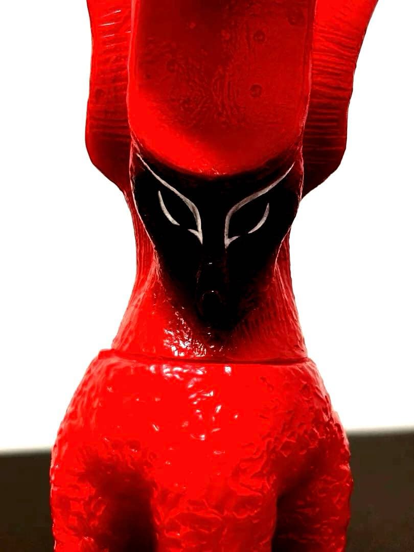 バイラス 日東 マルサン ソフビ フィギュア1968年 赤形成