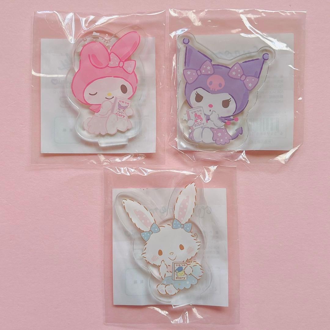 ♡むにゅぐるみ ひみつの日記 マイメロ クロミ こぎみゅん メル マスコット♡