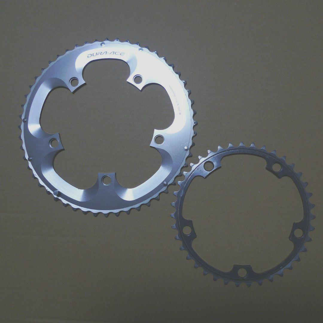 シマノ　デュラエース　FC-7800用　チェーンリング　52T－39T　シルバー