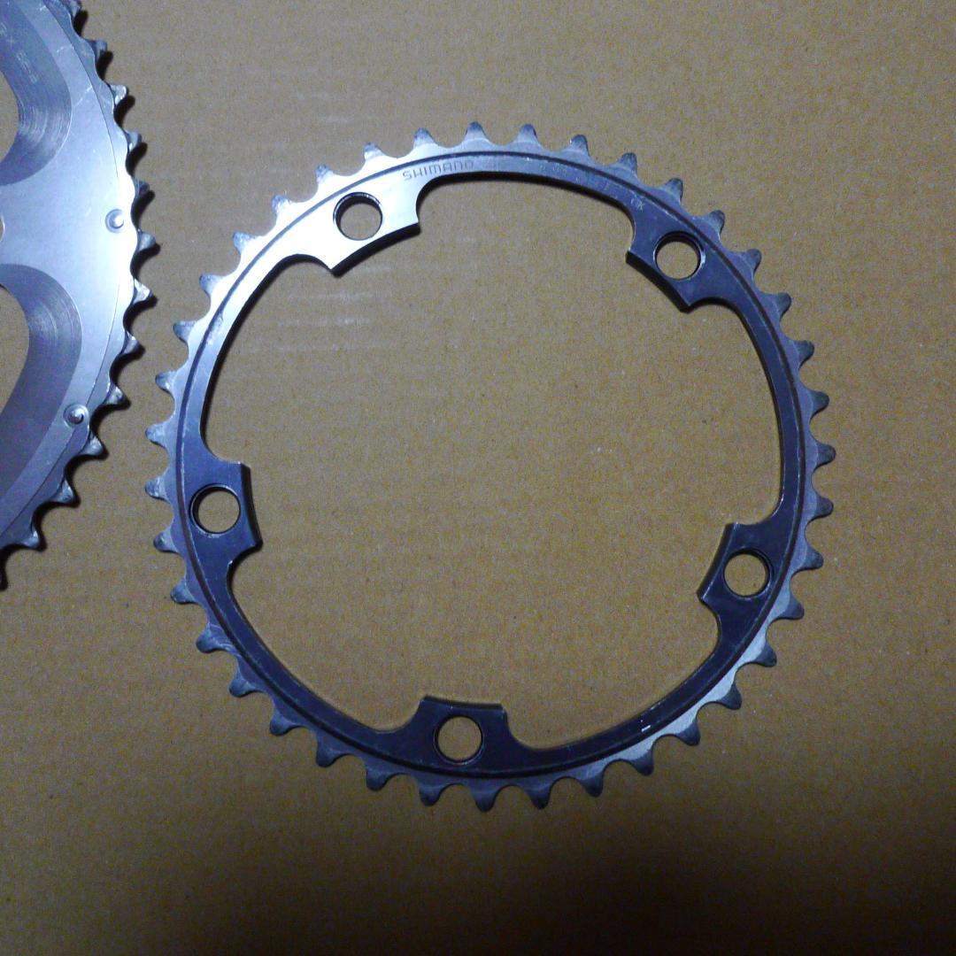 シマノ　デュラエース　FC-7800用　チェーンリング　52T－39T　シルバー