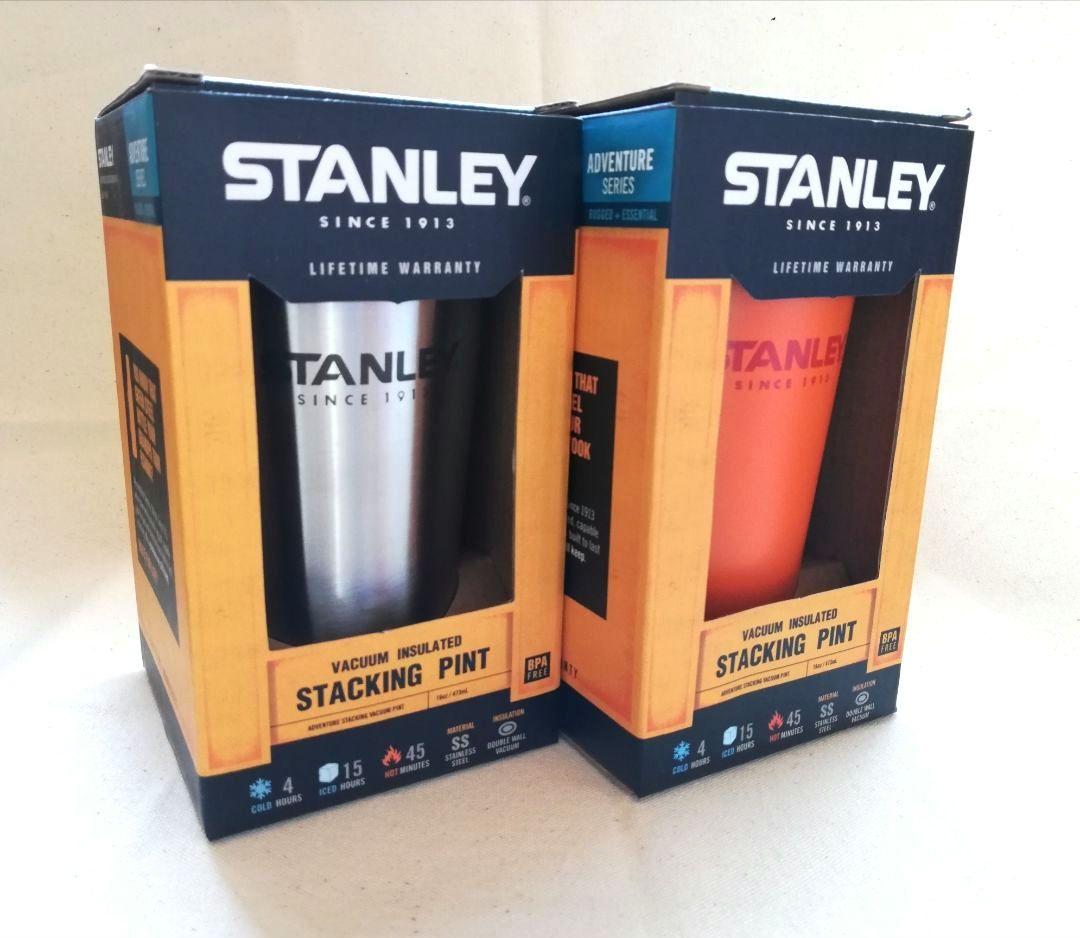 【未使用】希少！旧ロゴ☆スタンレー スタッキング真空パイント ２個セット