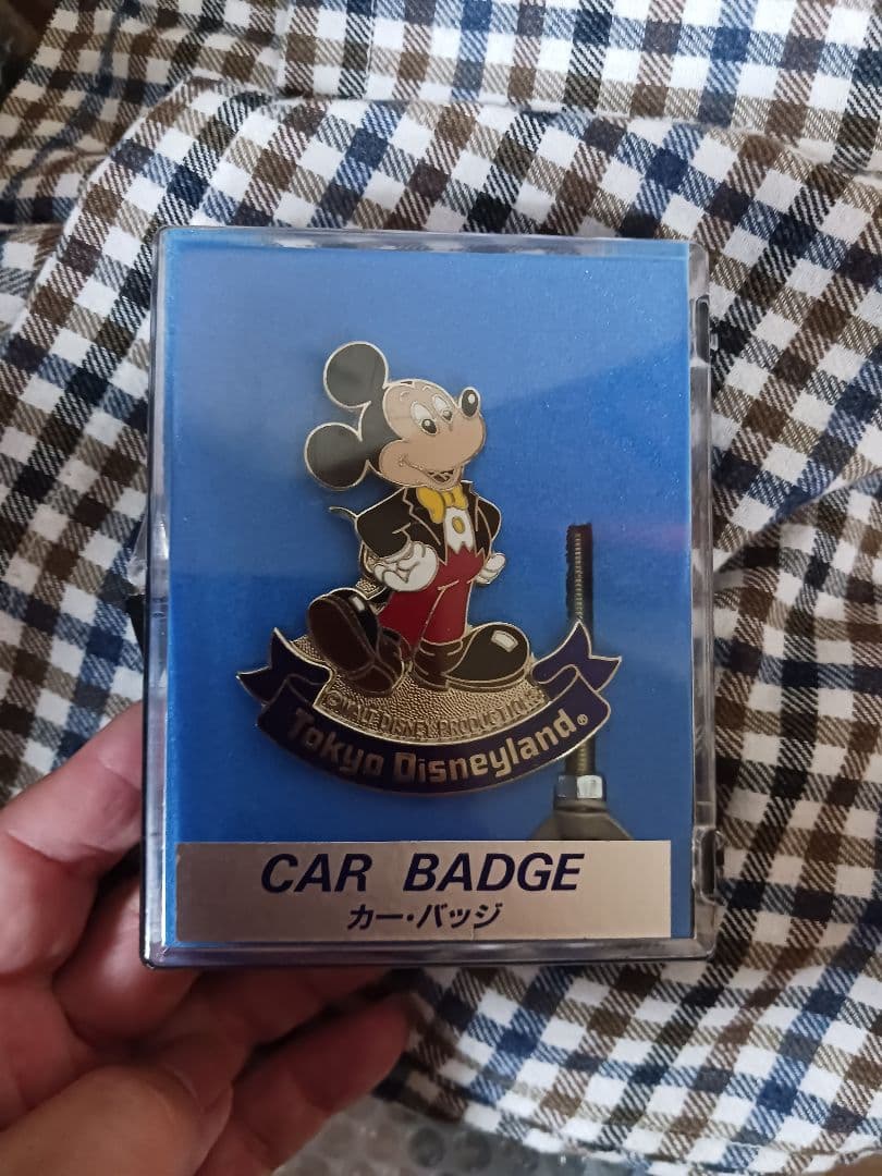 東京ディズニーランド ミッキーマウス カー バッジ