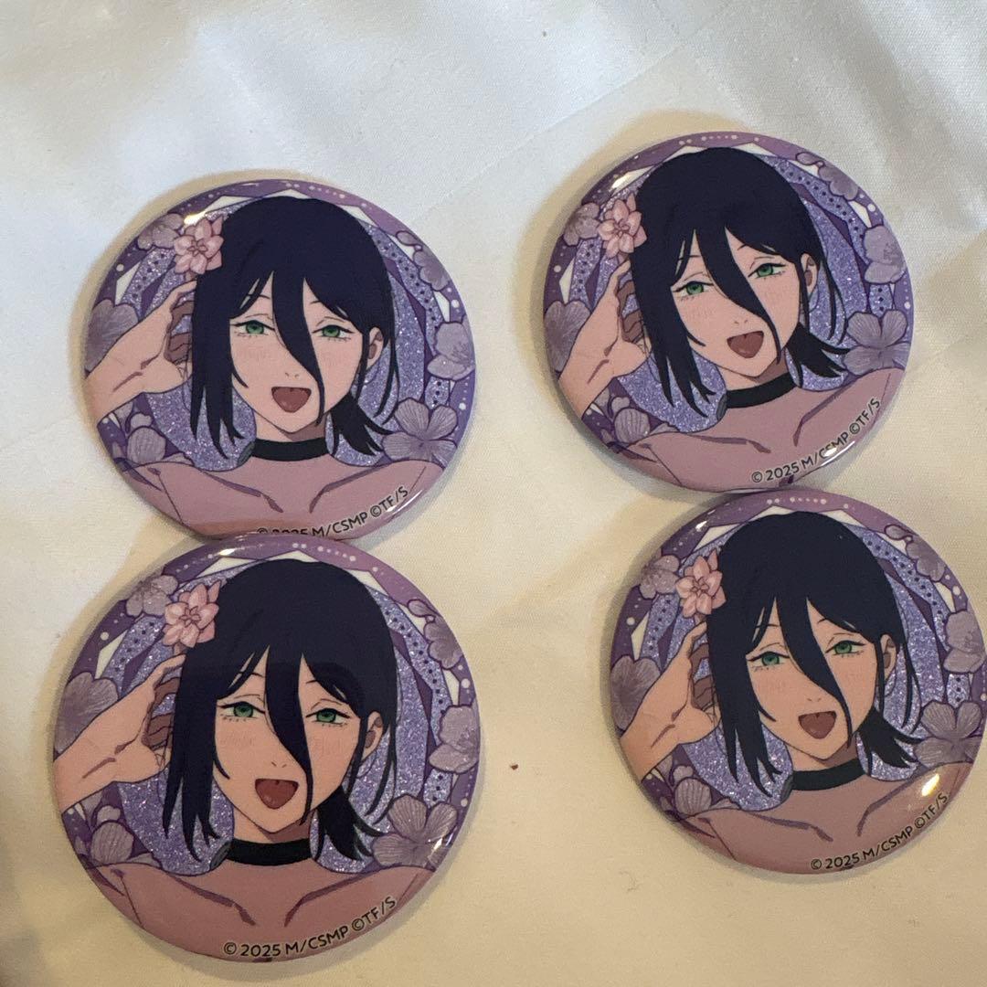 チェンソーマン プリンスホテル レゼ グリッター缶バッジ 4個セット