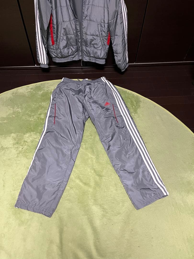 アディダスセットアップ　中綿　ダウン　ウォーマー　M