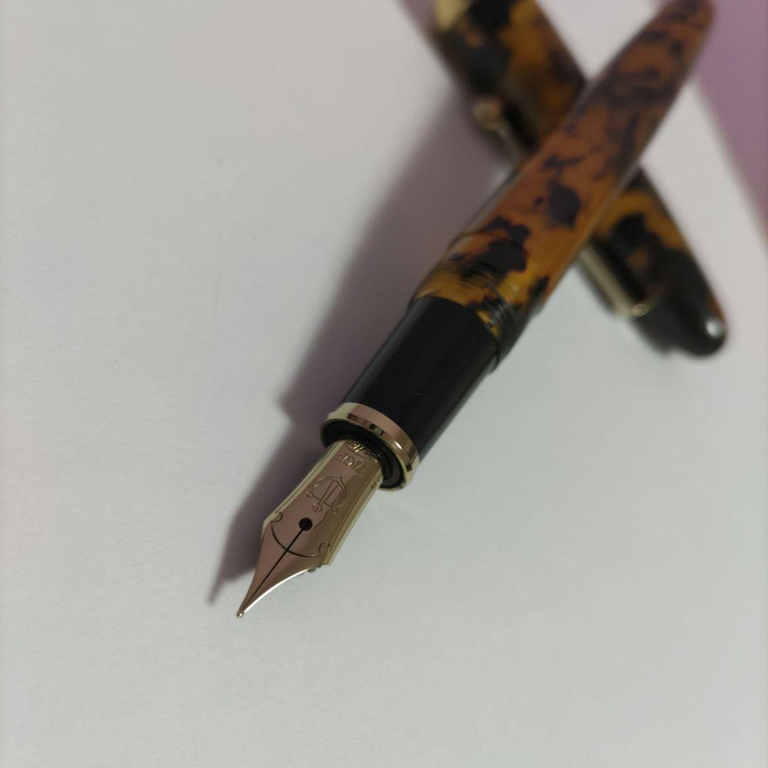 【貴重廃盤品】SAILOR セーラーFOUNDED 1911 べっ甲柄 万年筆