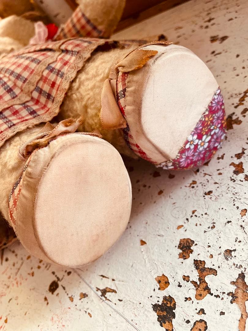 † † † ヴィンテージ ホワイトベア　アンティークベア † † †