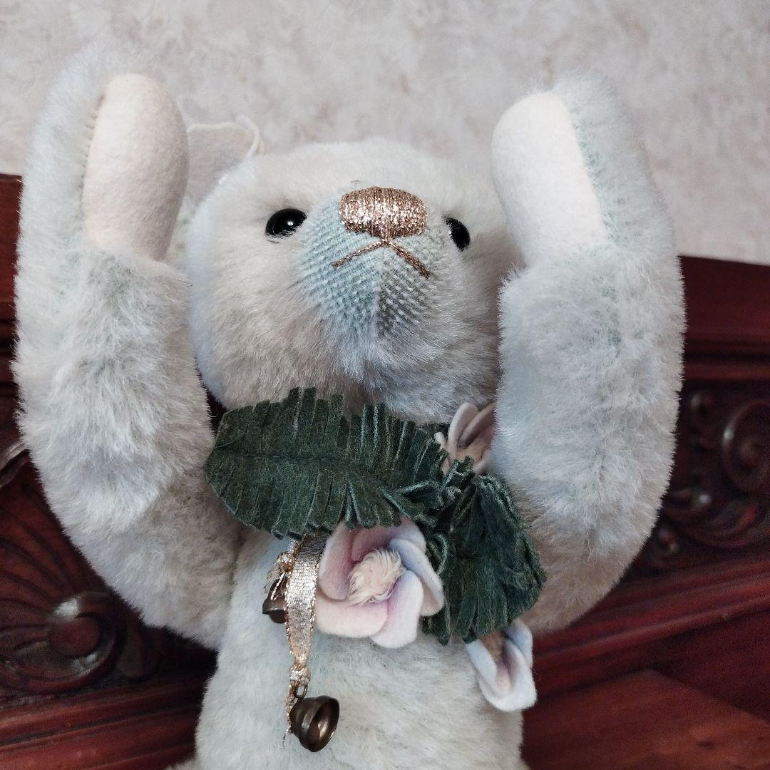 シュタイフ社製テディベア•クリスマスローズ