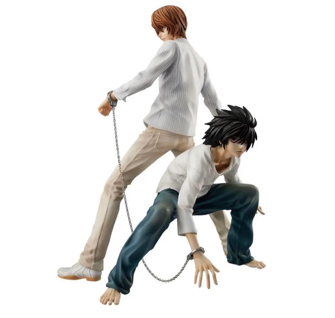 デスノート G.E.M. シリーズ L & 月 フィギュア 2体セット