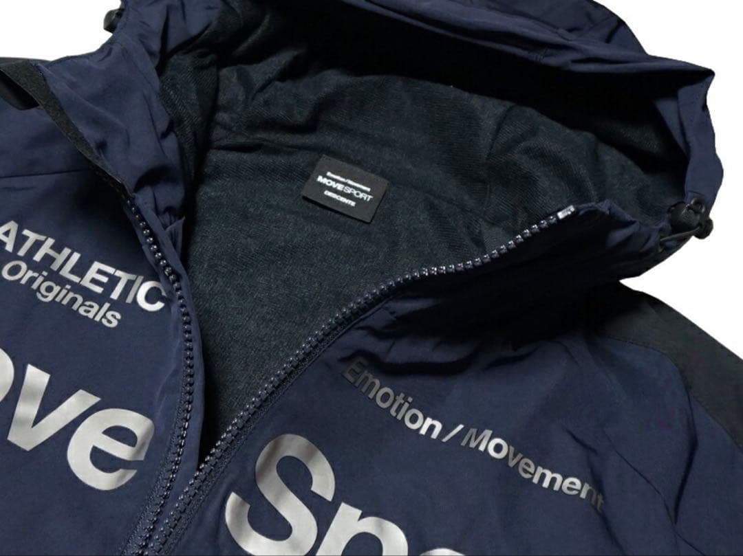 Move Sport ジャージ上下セット ネイビー/ブラック裏起毛 ヒートナビ