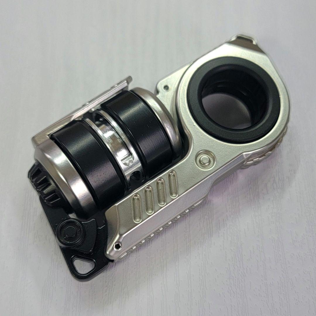 新品 フィジェットトイ スタングレネード 音叉内蔵 EDC スライダー シルバー