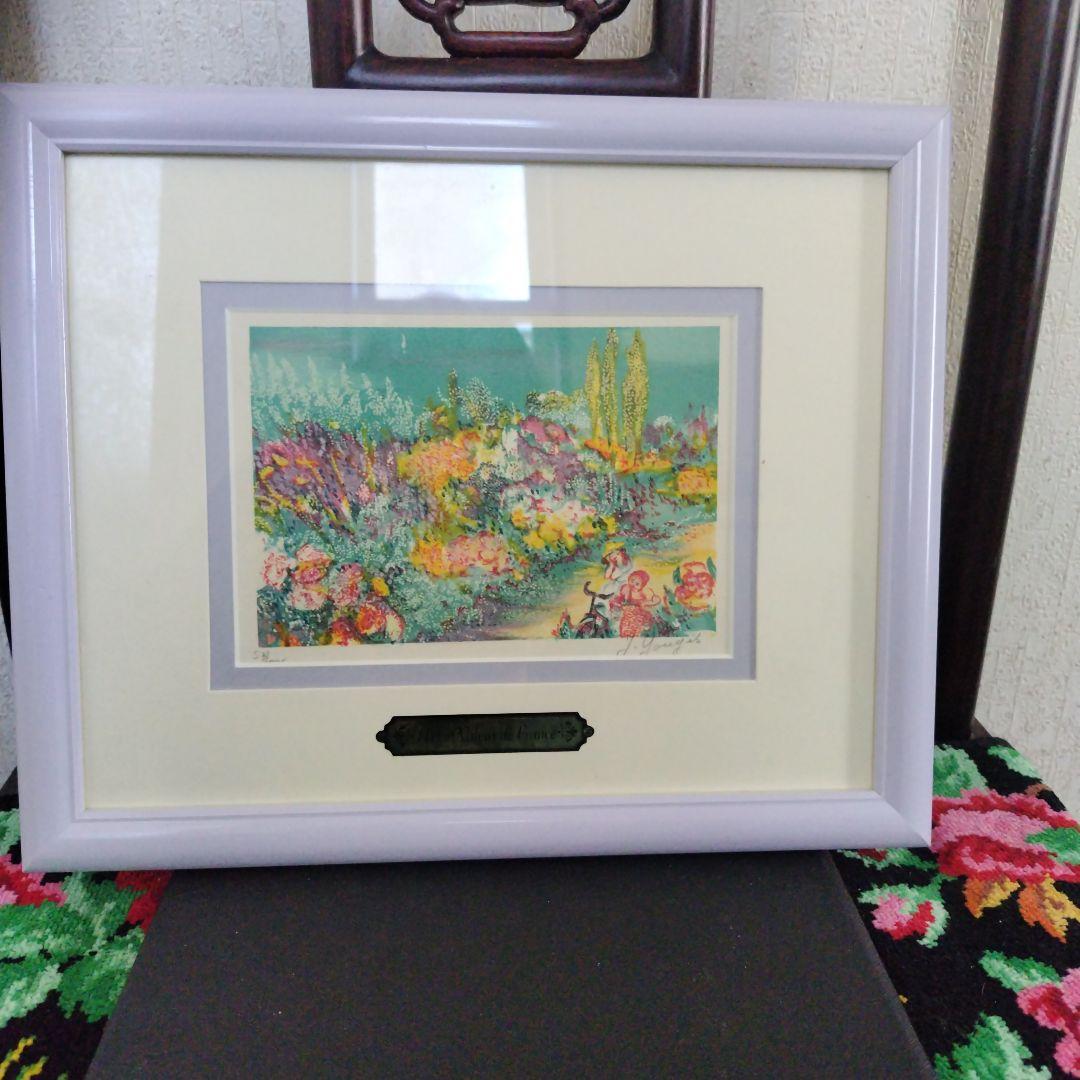 リトグラフ 直筆サイン ジャクリーヌ ゴージスJACQUELINE GOUGIS