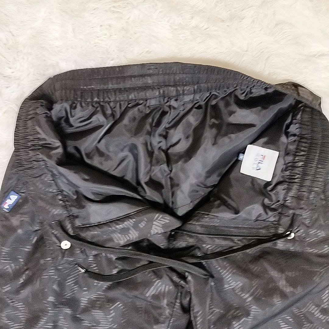 【FILA GOLF】ウインドブレイカー セットアップ ブラック サイズM