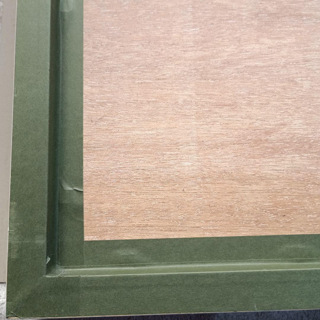 カシニョール「公園のプロフィール」スカーフ　額装