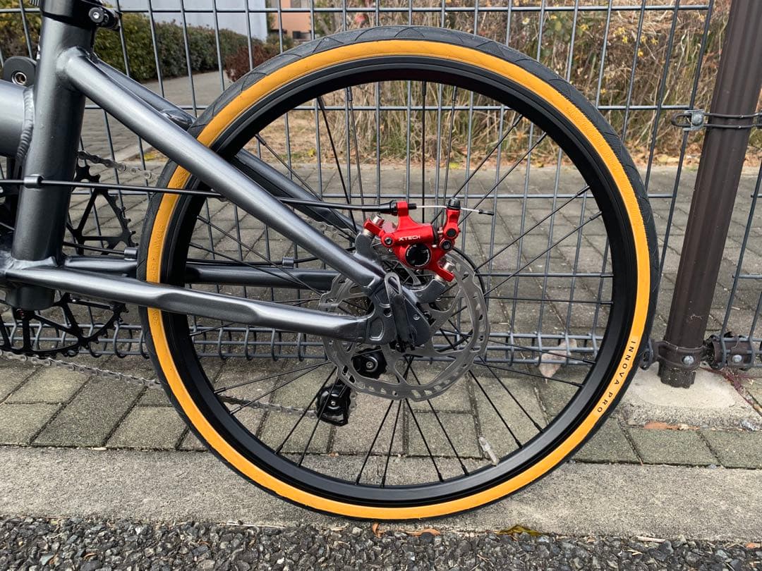 軽量★DAHON Vitesse★フルリメイク★セミ油圧ブレーキ、451ホイール