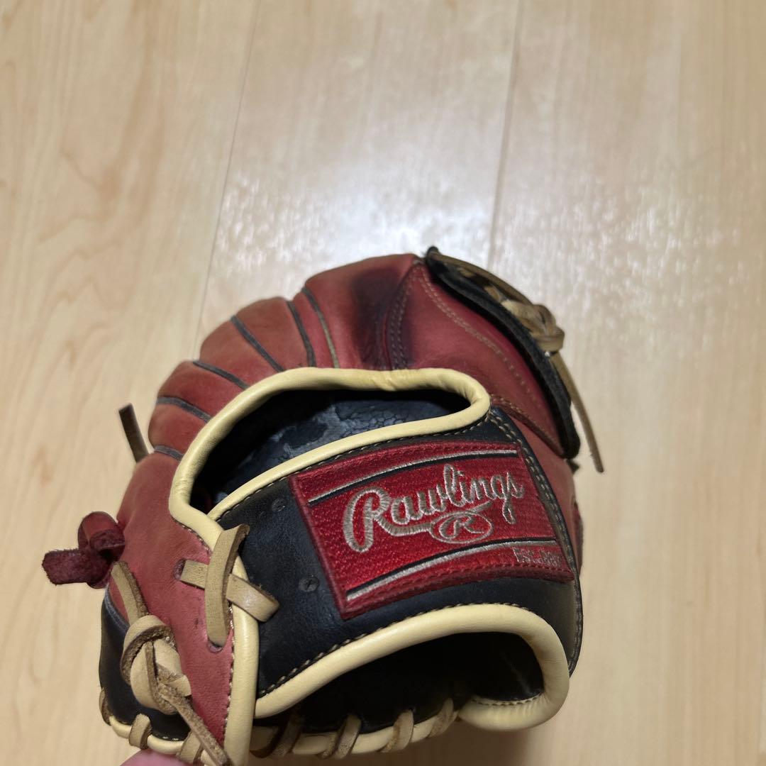 THE GOD GLOVE CO. 軟式グローブ 赤/黒