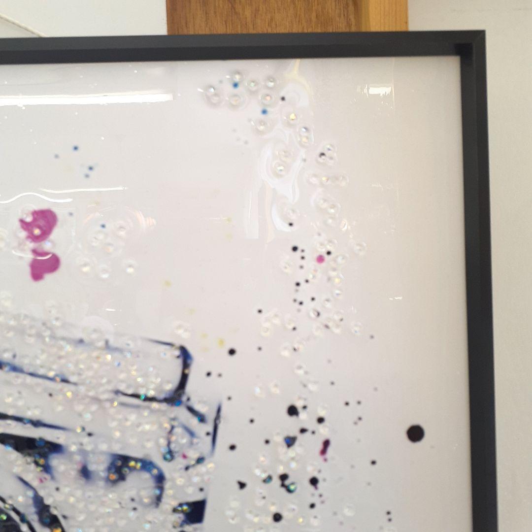 輸入雑貨　天然水晶石　『CHANEL』　宝石アート