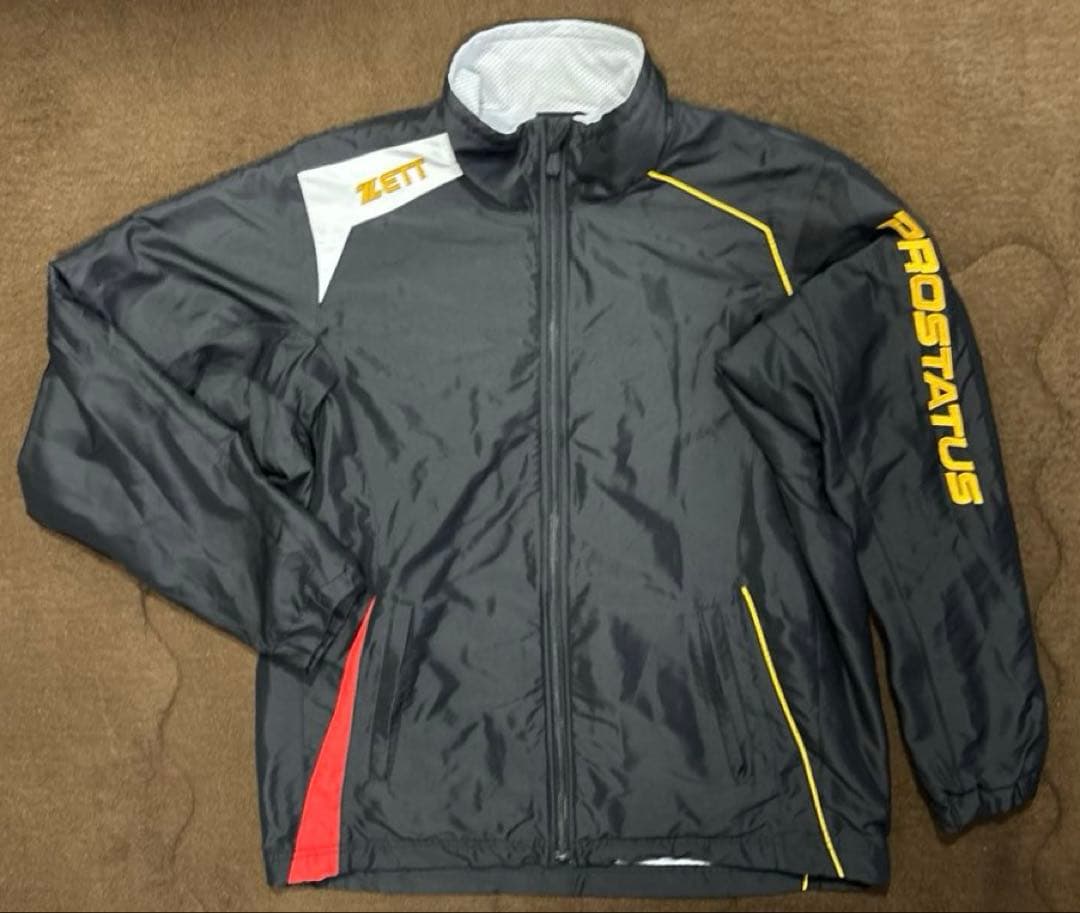 【値下げ不可】ZETT ゼット プロステイタス 裏起毛 ウインドブレーカー 上下