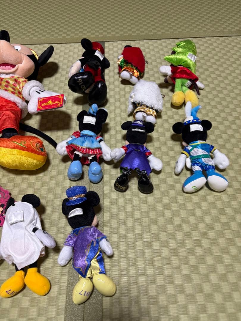 ディズニー　ミッキー　ミニー　ぬいぐるみ一式